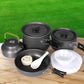 16Pcs Camping Cookware Set Outdoor Hiking Cooking Pot Pan Portable Picnic