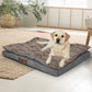 Beagle Dog Beds Calming Pet Cat Removable Cover Washable Orthopedic Memory Foam - Khaki MEDIUM