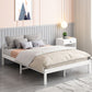 Ashley Wooden Bed Frame Base Solid Timber Pine Wood White no Drawers - Queen