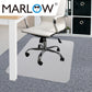 Esther 120x90 Home Office Chair Mat Room Computer Work Floor Protectors No Pins - Clear
