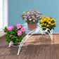 Plant Stand Outdoor Indoor Metal Flower Pots Planter Garden Shelf Rack
