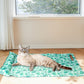 Skye Dog Beds Pet Cooling Mat Cat Gel Non-Toxic Pillow Sofa Self-cool Summer - Green SMALL