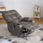 Pax Electric Massage Recliner Chair Heated 8-point Lounge Armchair - Grey