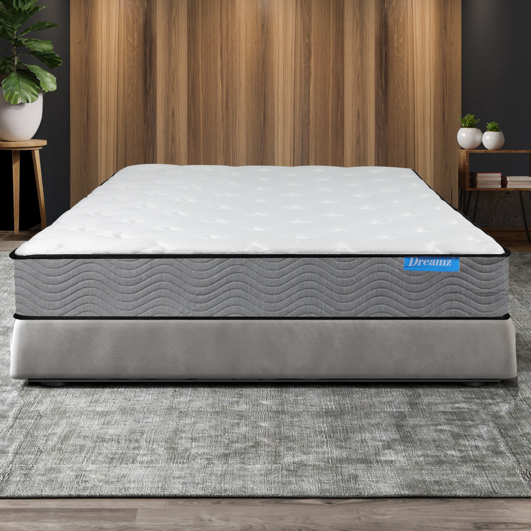 Fina 23cm Spring Mattress Pocket Bed Coil Sleep Foam Extra Firm - King