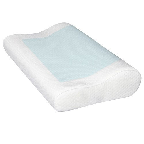 Set of 2 Cool Gel Memory Foam Pillows - White
