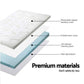DOUBLE 8cm Memory Foam Mattress Topper Cool Gel - White