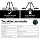 LED Metal Detector with Headphones - Black
