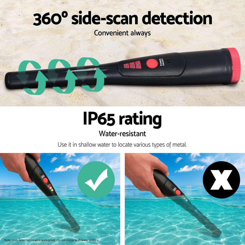 Pinpointed Metal Detector - Black