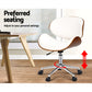 Sektor Office Chair Leather - White