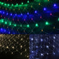 320LED Fairy Lights Net Mesh Curtain Wedding Party XMAS Tree Decor Multi Colour