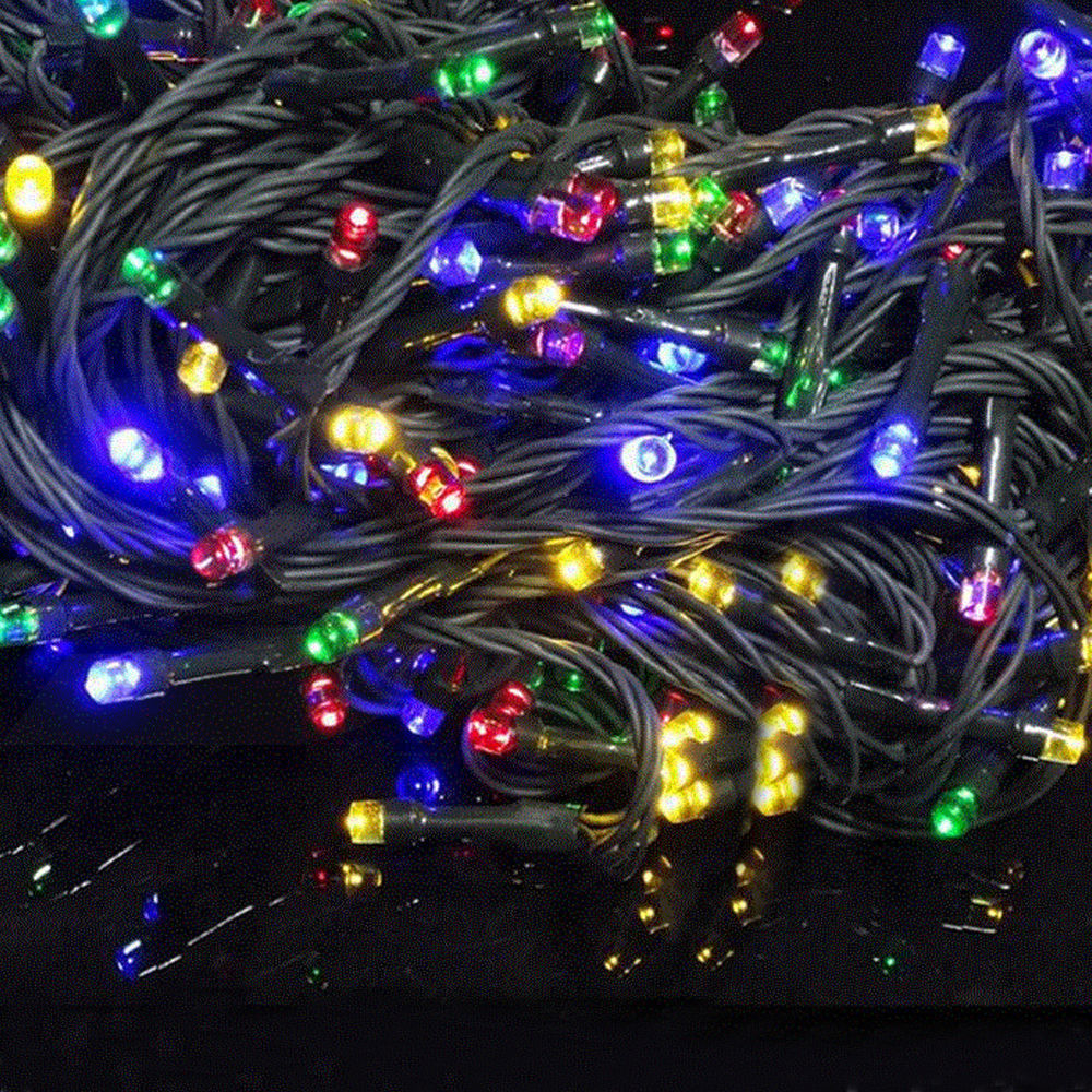 52M 500 LED Bulbs String Solar Powered Fairy Lights Garden Christmas Decor - Warm White