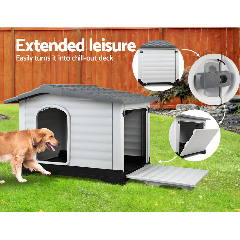 Dog Kennel Pet Dog House 98cm x 68.5cm x 68cm XLarge