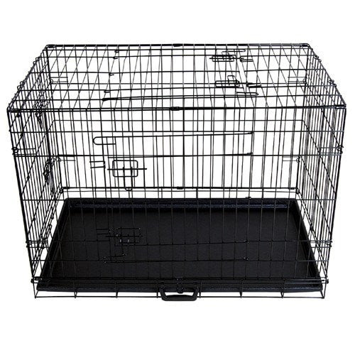 Dog Cage 48inch Pet Cage - Black