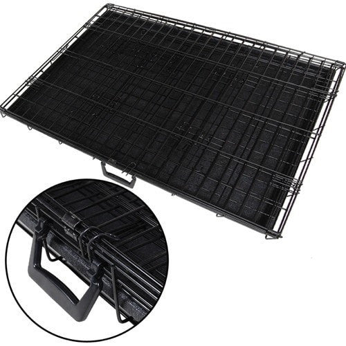 Dog Cage 48inch Pet Cage - Black