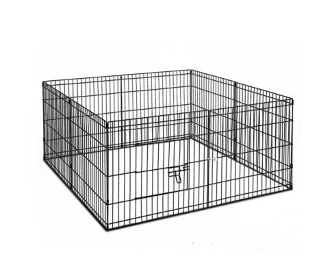 Pet Dog Playpen 24" 8 Panel Puppy Exercise Cage Enclosure Fence