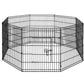 Pet Playpen Dog Playpen 30" 8 Panel Puppy Exercise Cage Enclosure Fence
