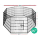 Pet Playpen Dog Playpen 30" 8 Panel Puppy Exercise Cage Enclosure Fence