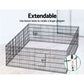 Pet Playpen Dog Playpen 30" 8 Panel Puppy Exercise Cage Enclosure Fence