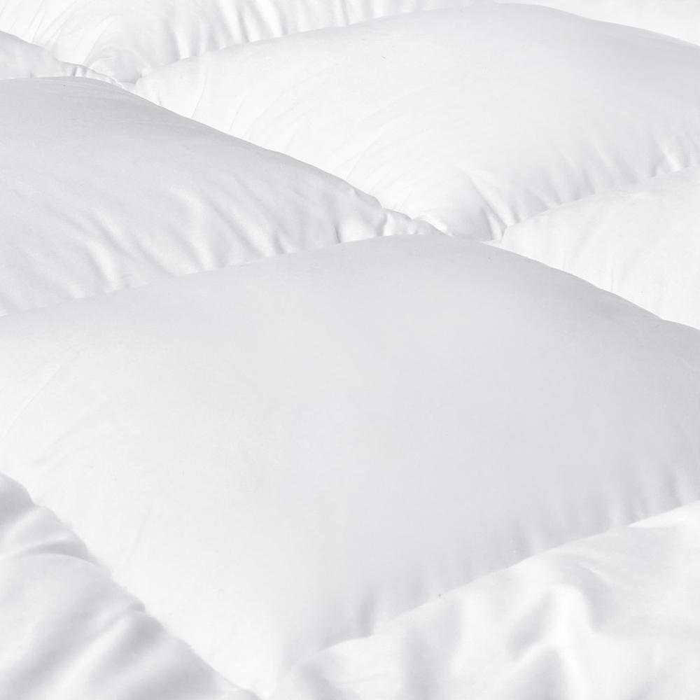 SUPER KING 500GSM Duck Down Feather Quilt - White