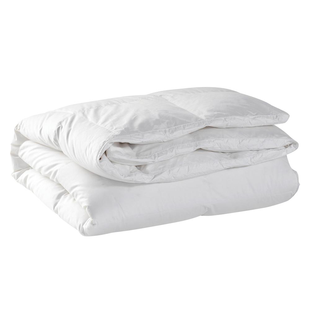 SUPER KING 500GSM Duck Down Feather Quilt - White