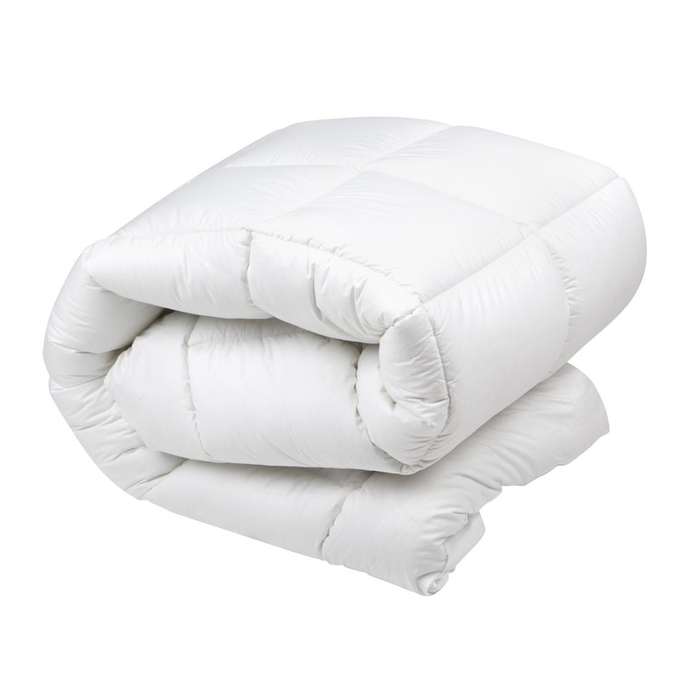 SUPER KING 500GSM Duck Down Feather Quilt - White