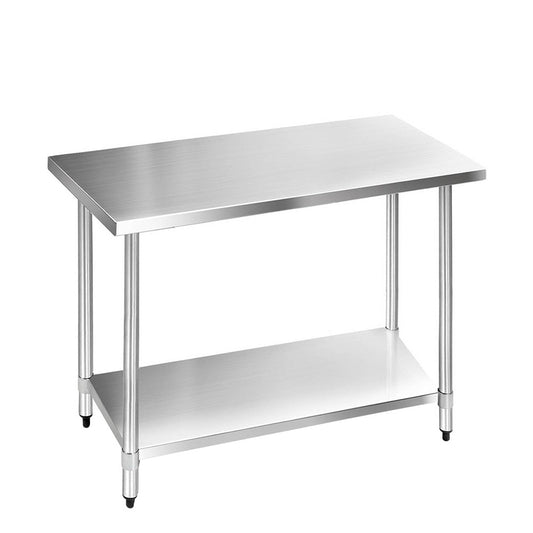 1219x610mm Commercial Stainless Steel Kitchen Bench