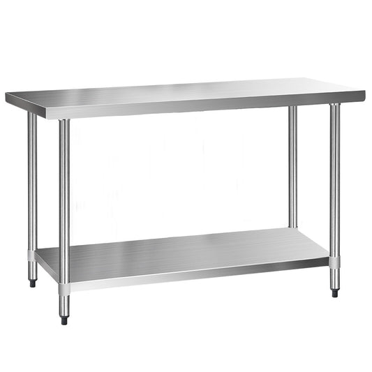 610x1524mm Commercial Stainless Steel Kitchen Bench