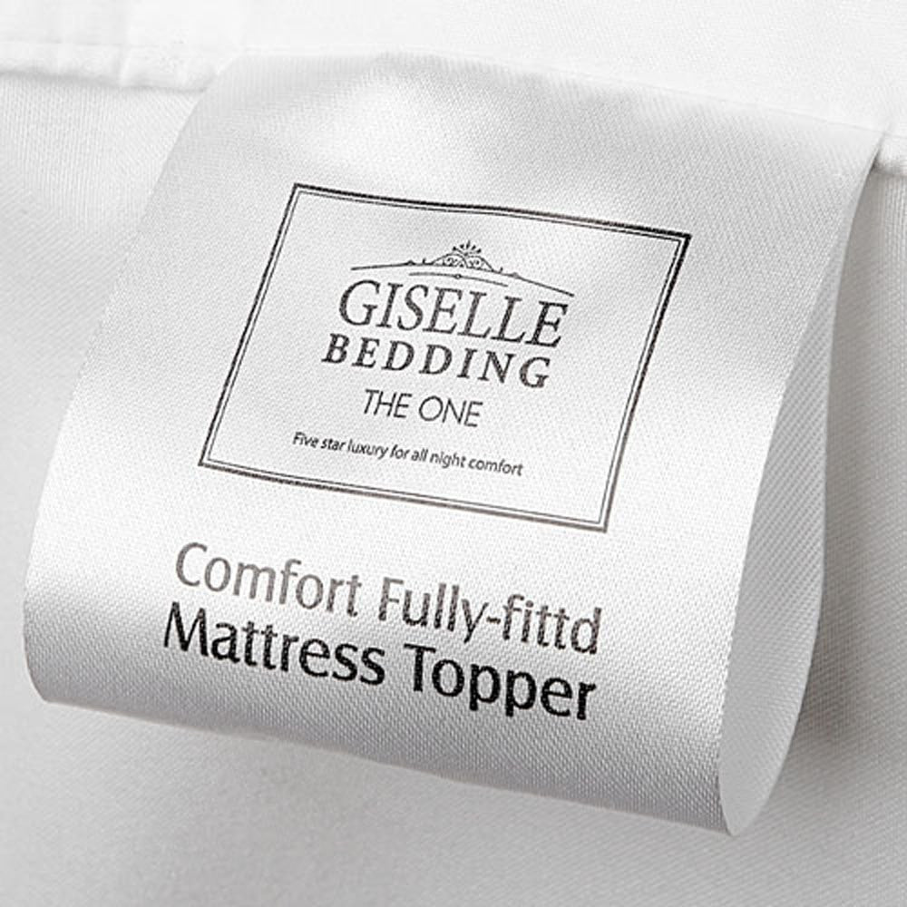 KING Mattress Topper Pillowtop Protector Pad - White