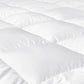 KING SINGLE Mattress Topper Pillowtop Protector Pad - White