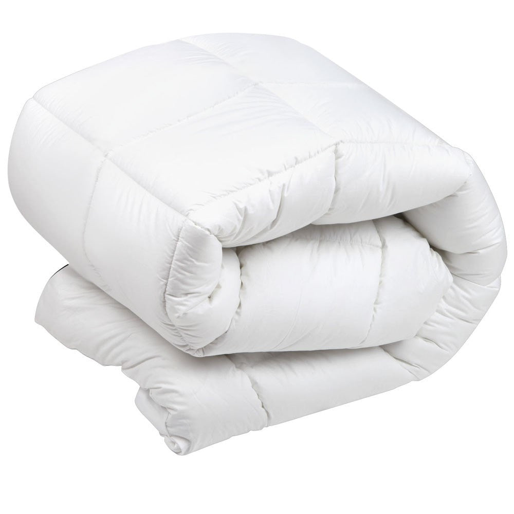 SINGLE Mattress Topper Pillowtop Protector Pad - White