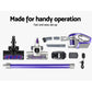 Cordless 150W Handstick Vacuum Cleaner - Purple and Grey