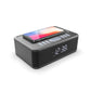 2in1 10w Wireless Fast Charging Bluetooth/FM Radio Alarm Clock with USB/Aux